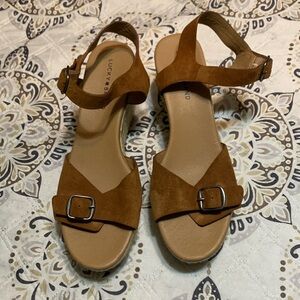 Lucky Brand Women’s Naveah Espadrille Wedge Sandal